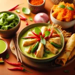 Thai starters Thai green curry